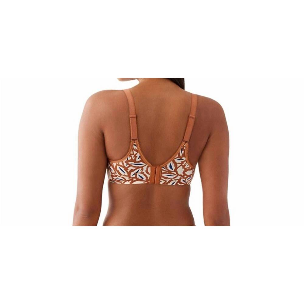 NEW WACOAL basic beauty full figure seamless underwire bra in etched leaves - Picture 2 of 2
